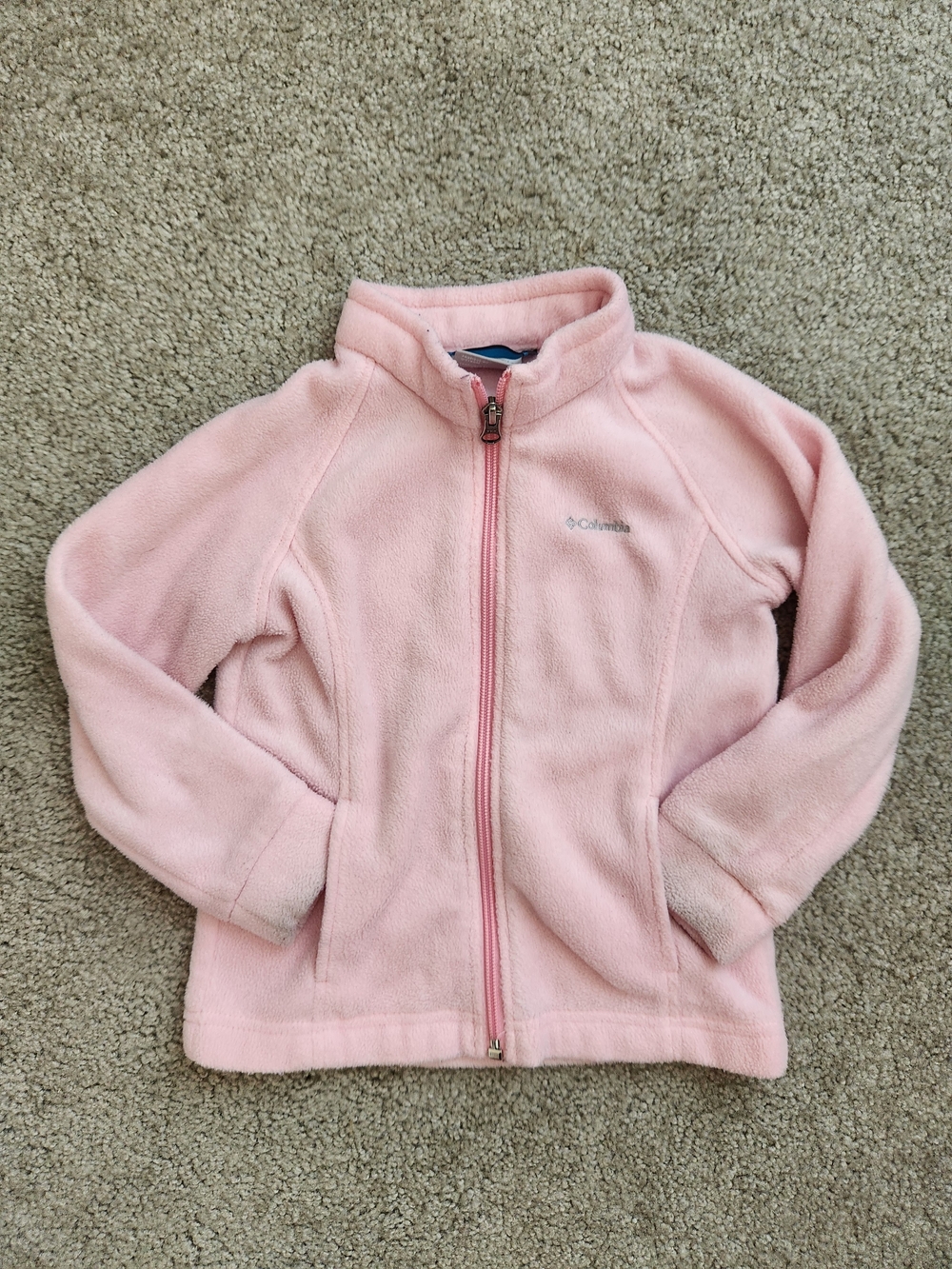 Columbia Kids' 4T Pink Full-Zip Fleece Jacket
